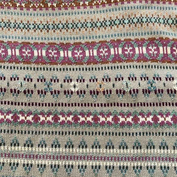 Lauren Ralph Lauren Fair Isle Linen-Blend Pencil Skirt. - Picture 12 of 13